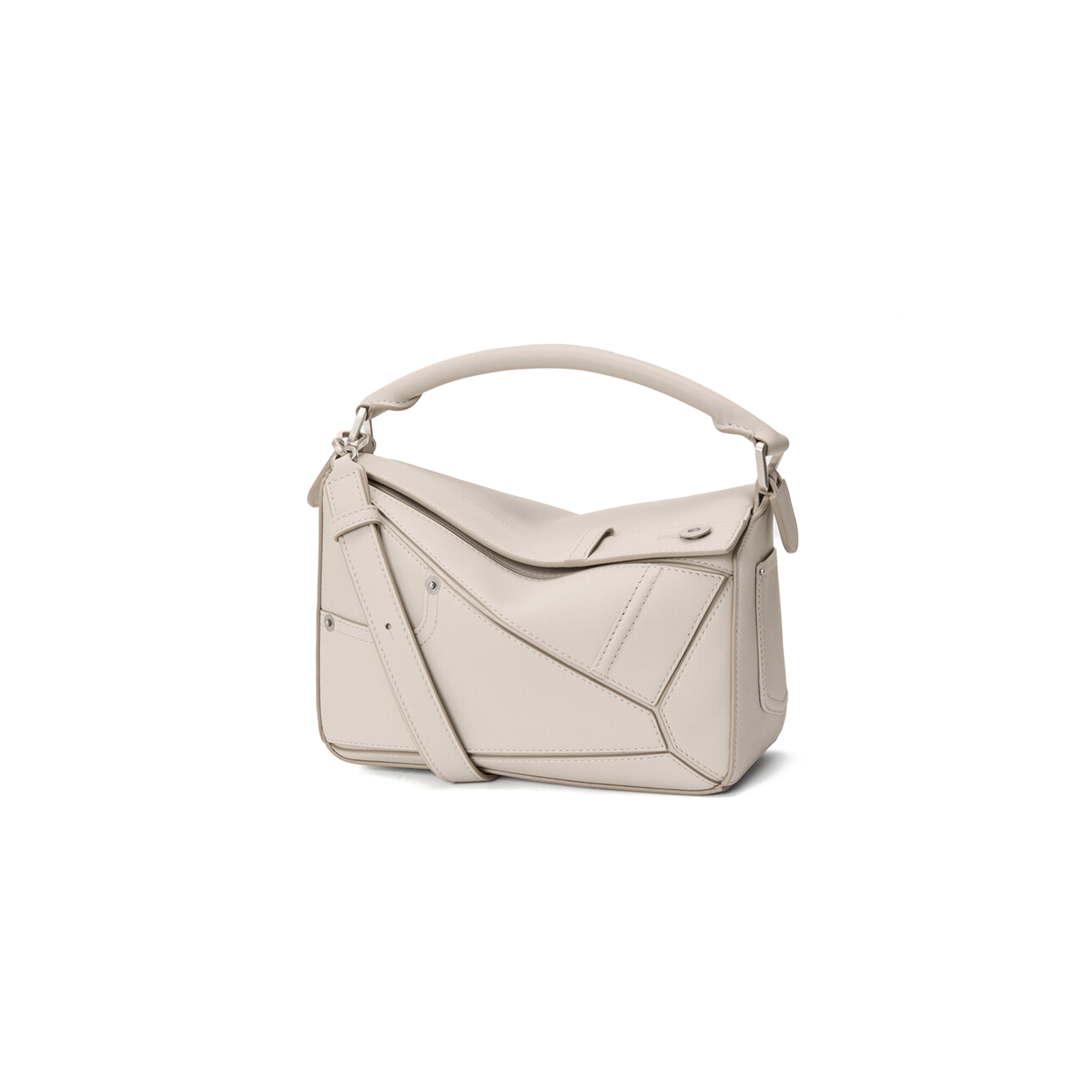 LOEWE PANTA SMALL PUZZLE BAG IN SHINY CALFSKIN A510S21XDC (24*16.5*10.5cm)